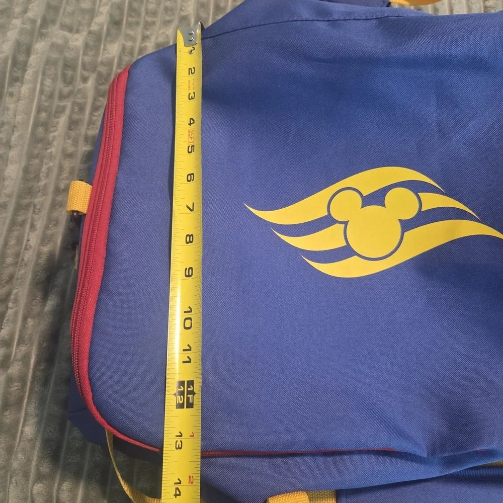Disney Cruise Line DCL Duffel Bag Travel Carry On Luggage Blue Yellow Mickey